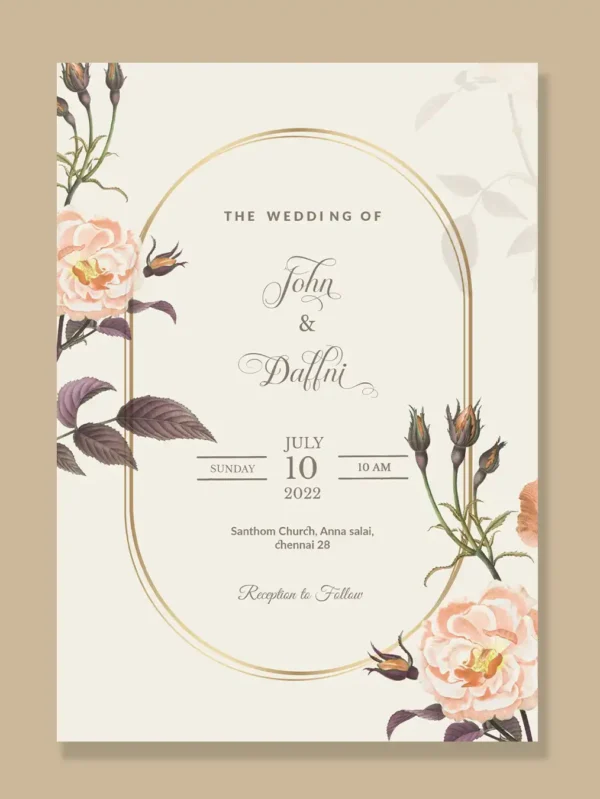 wedding invite