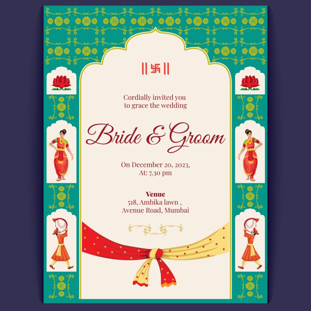 Traditional Wedding Invitation