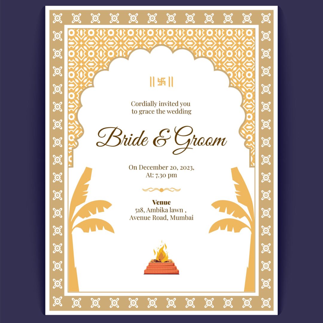 Traditional Wedding Invitation