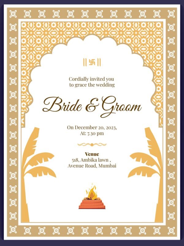 Traditional Wedding Invitation
