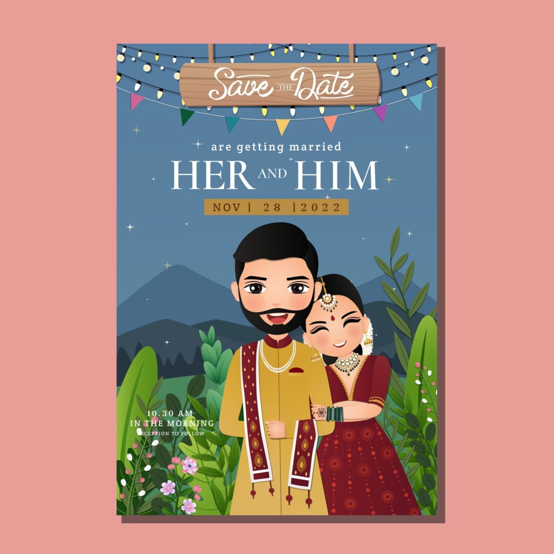 Traditional Wedding Invitation