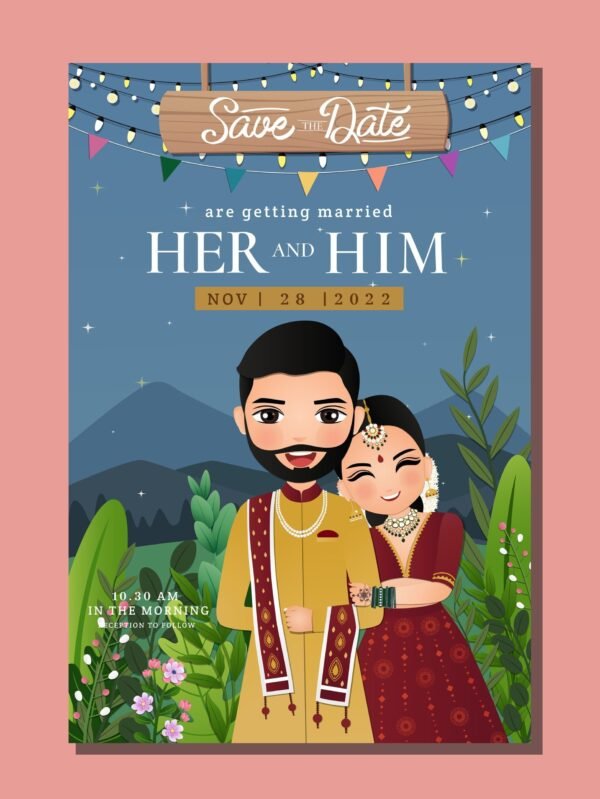 Traditional Wedding Invitation