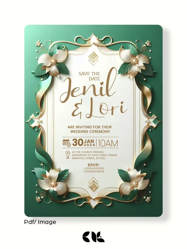 wedding invitation