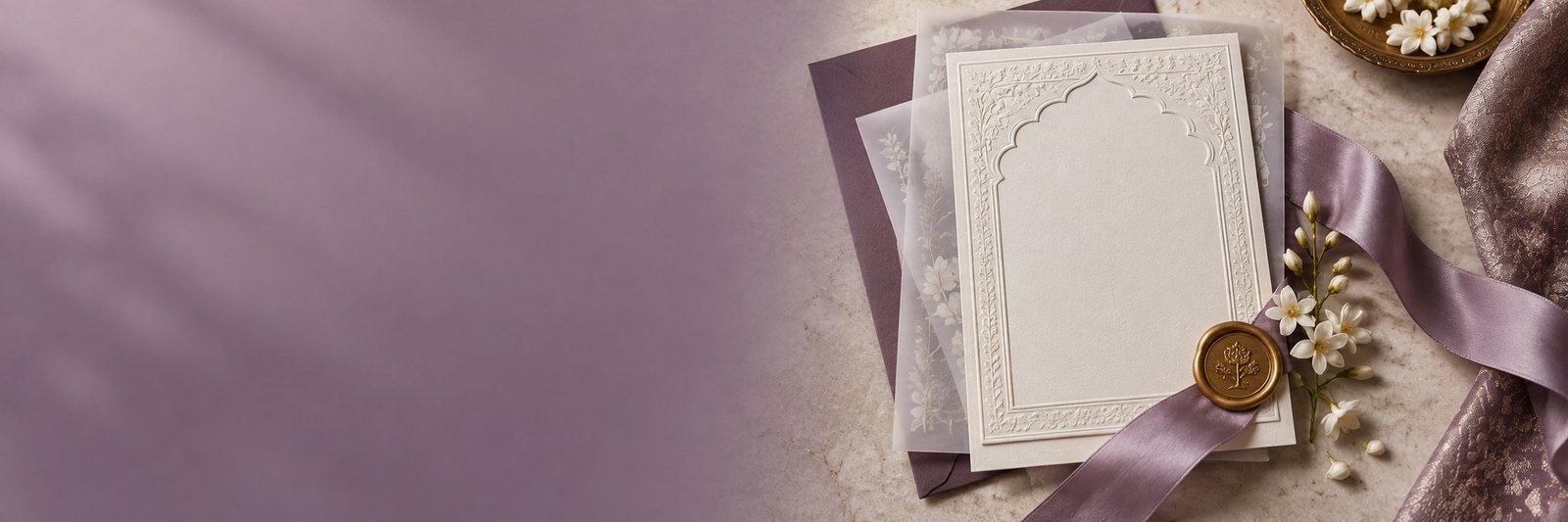 Elegant wedding stationery