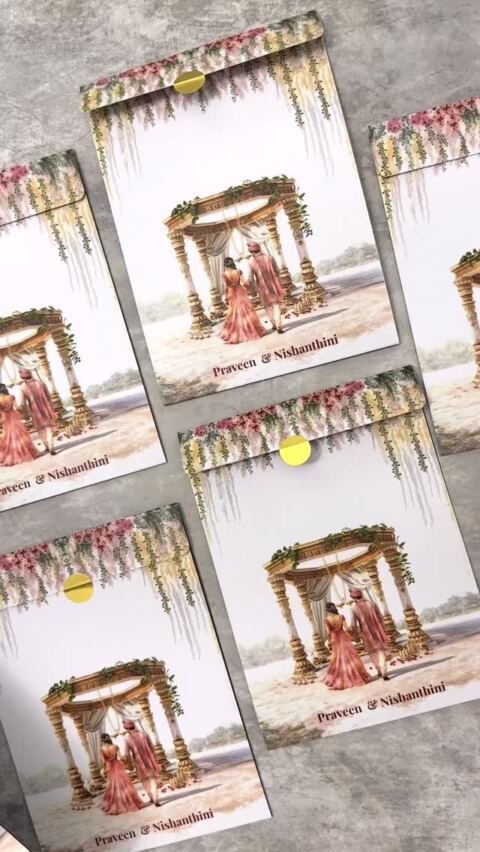 Mandapam illustration card