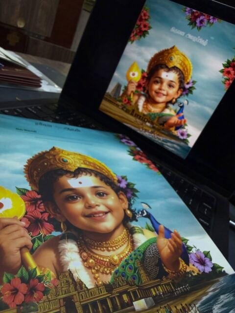 Bala Murugan portrait card