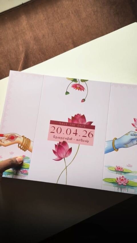 Lotus date card