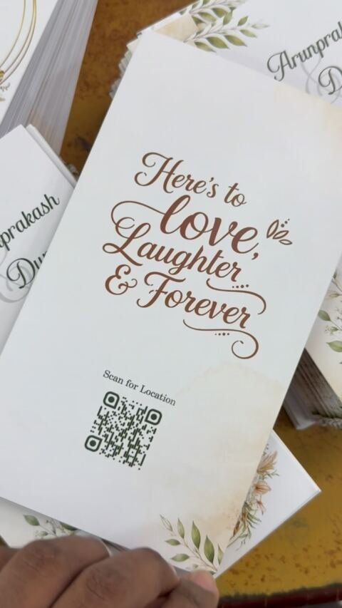 Love, laughter & forever floral card