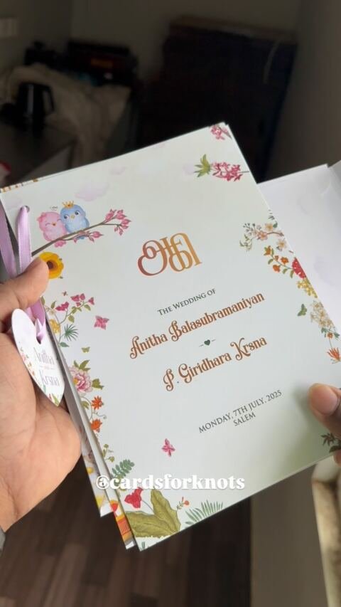 Floral Om card
