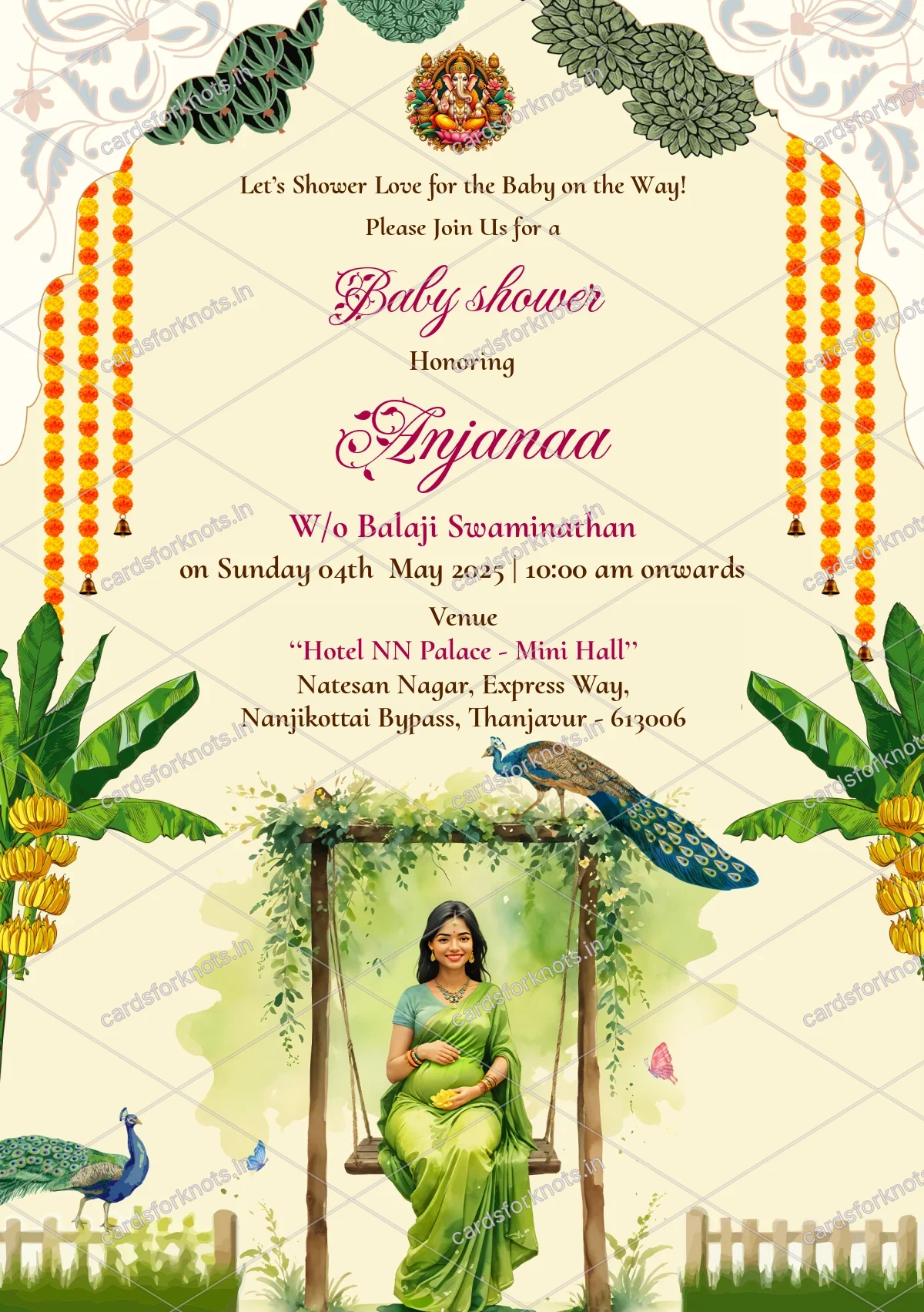  wedding card front